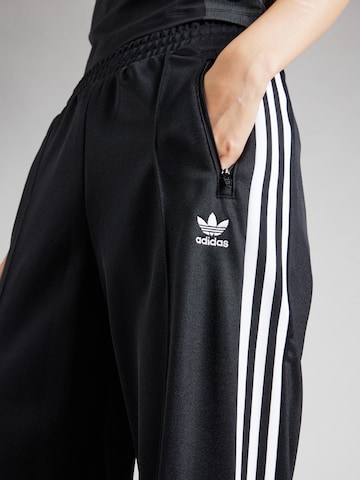 Wide leg Pantaloni 'BECKENBAUER' de la ADIDAS ORIGINALS pe negru