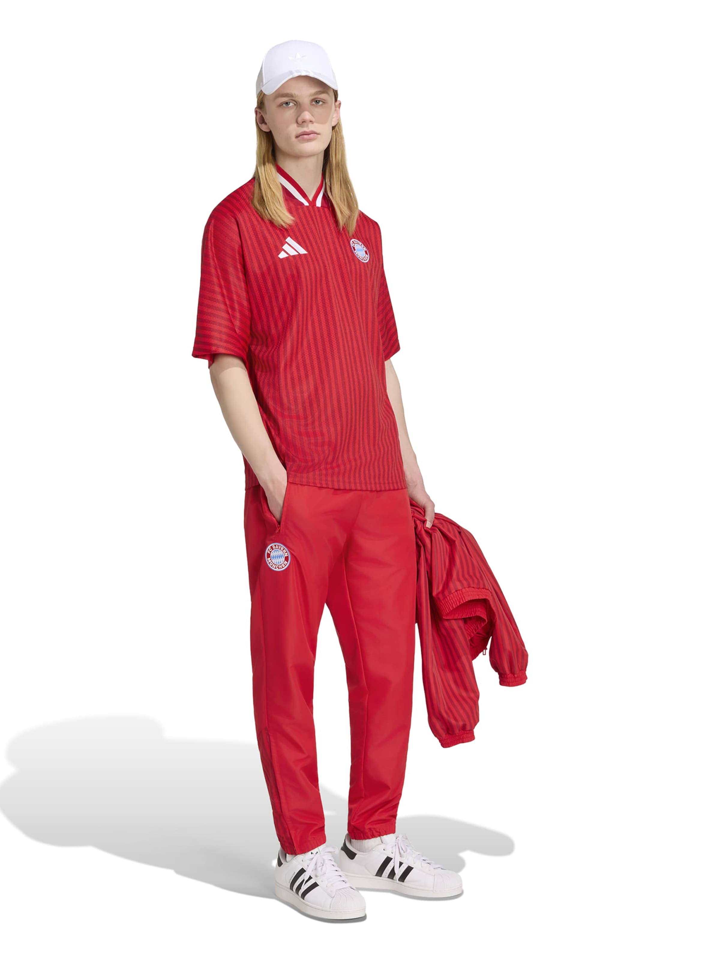 ADIDAS PERFORMANCE Funktionsshirt 'FCB Stadium' in Rot