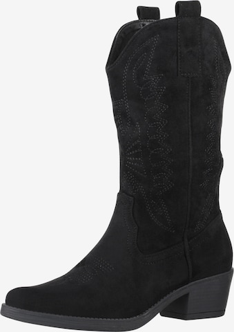 Elara Comwboystøvler i sort: forside
