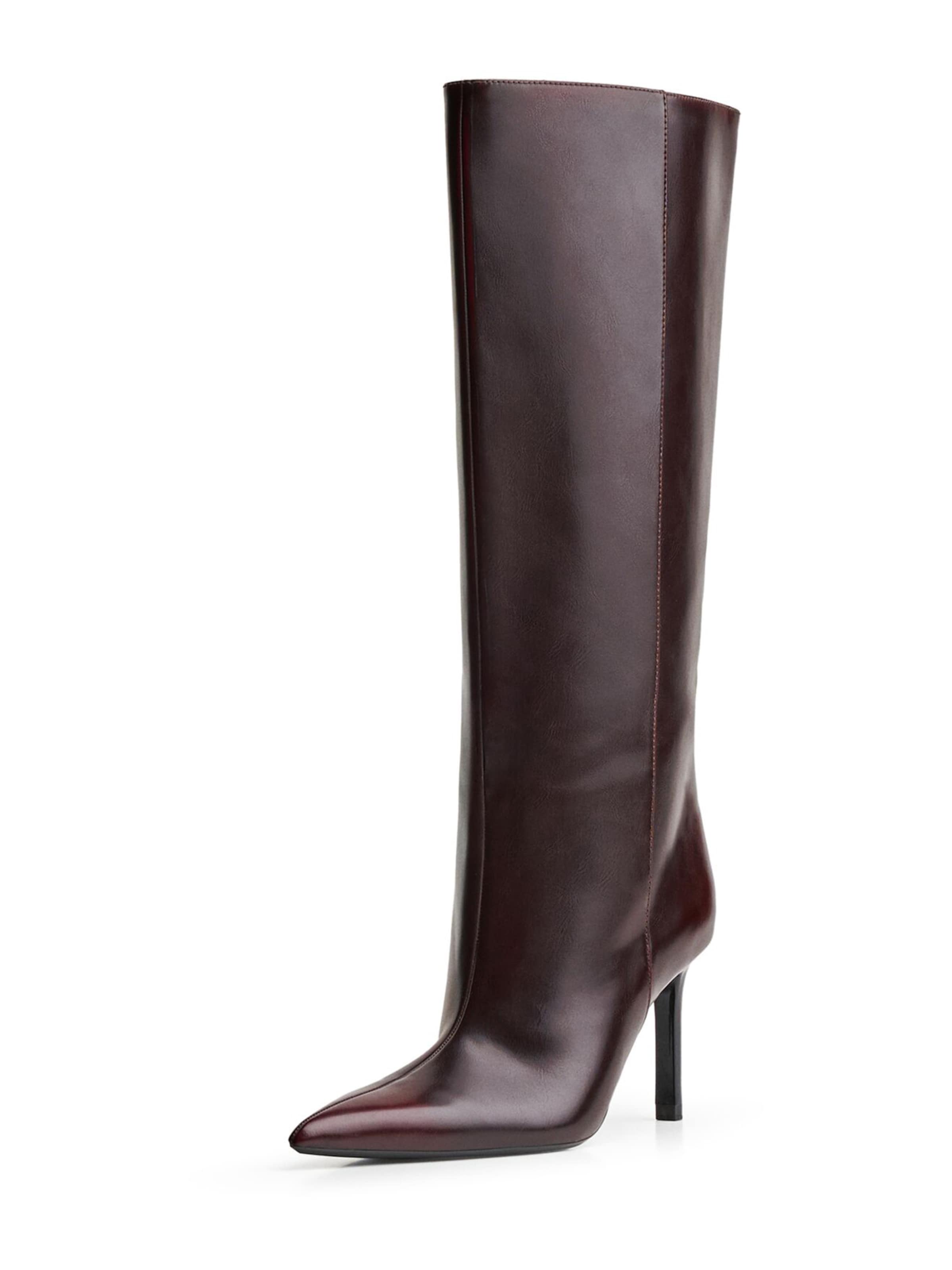 Bershka Stövel i röd: framsida