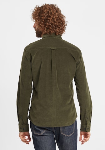 BLEND Regular fit Button Up Shirt 'Clody' in Green