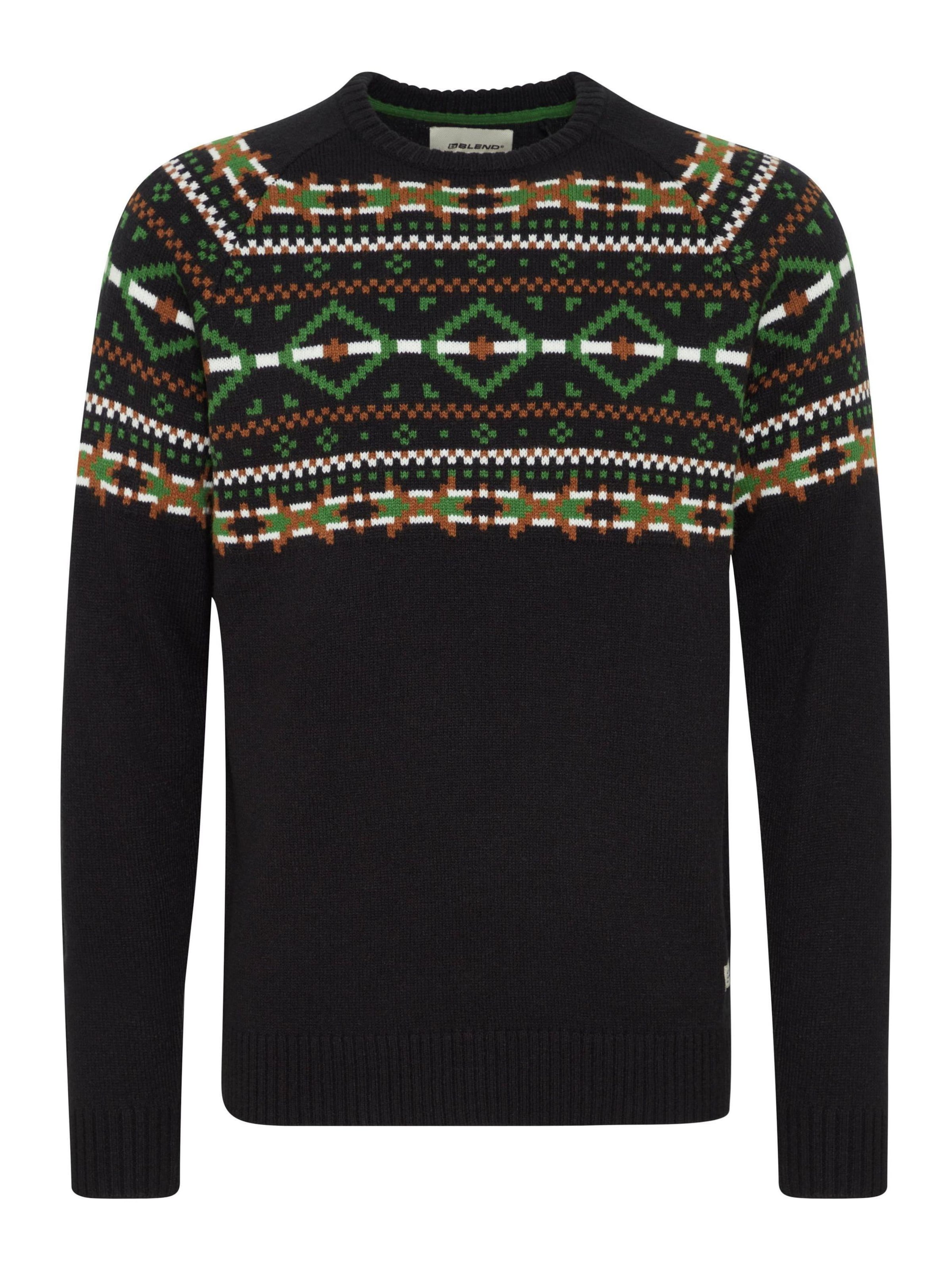 Pull-over 'Nilas' BLEND en noir : devant