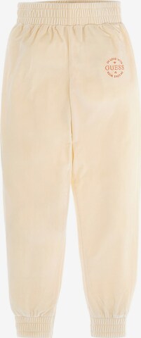 GUESS Pants in Beige: front