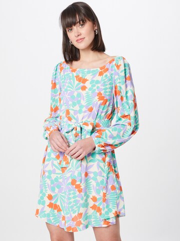 Robe Traffic People en bleu : devant