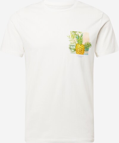 JACK & JONES T-Shirt 'STANLEY' in aqua / gelb / grün / weiß, Produktansicht
