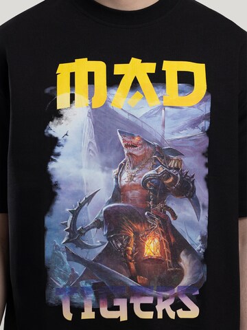 MAD TIGERS Shirt 'Dark Oceans' in Black