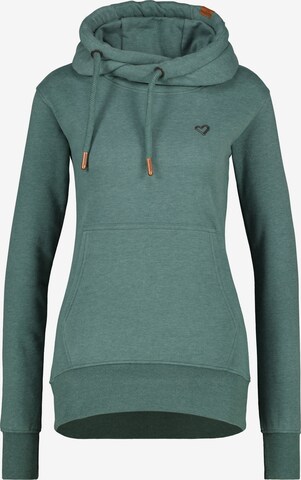 Alife and Kickin Sweatshirt 'Sarah AK' in Groen: voorkant