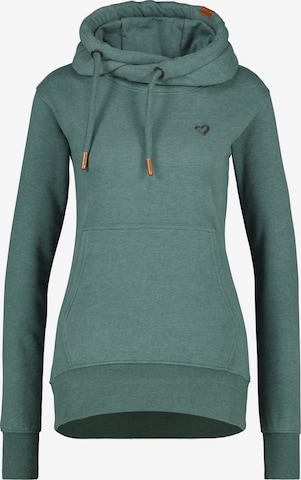 Alife and Kickin Sweatshirt 'Sarah AK' in Green: front