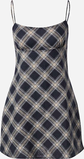 Motel Robe en beige / bleu marine / noir / blanc, Vue avec produit
