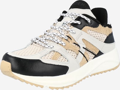 Sneaker bassa WODEN di colore beige / crema / nero, Visualizzazione prodotti