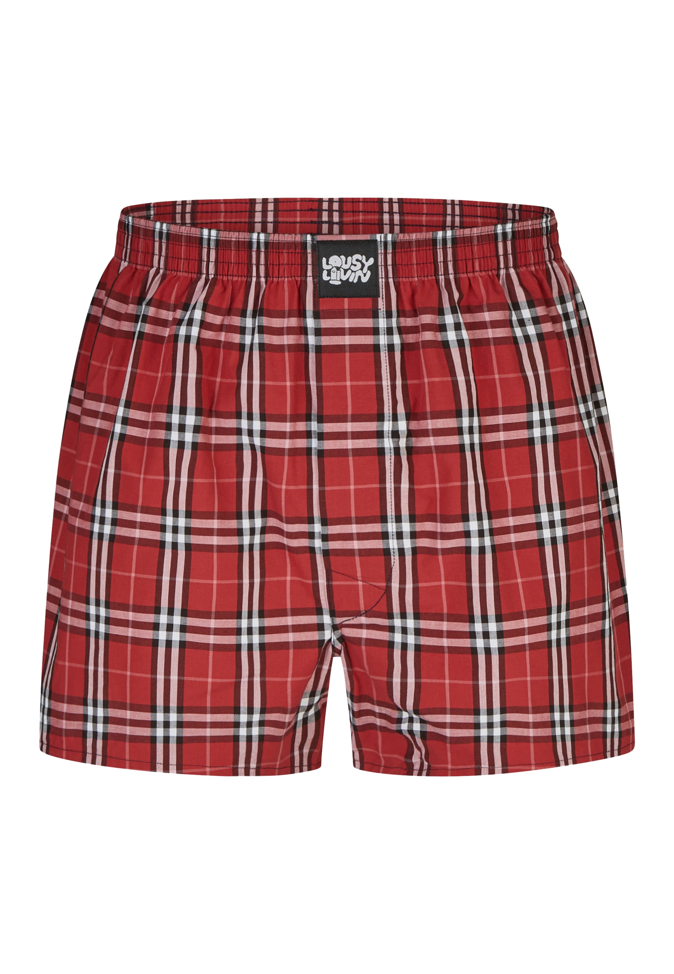 Lousy Livin Boxer shorts 'Check' in Blue