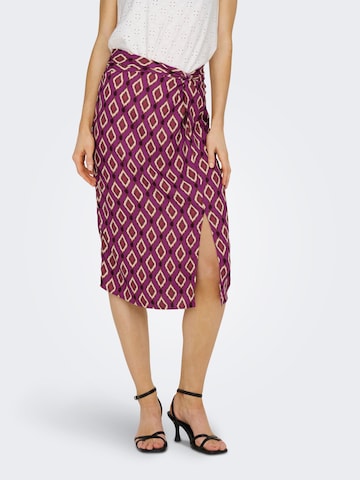 ONLY Skirt 'LEAH' in Purple: front