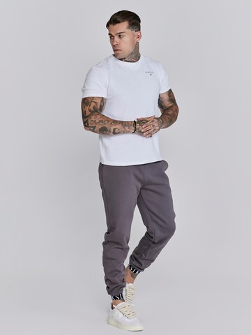 Effilé Pantalon SikSilk en gris
