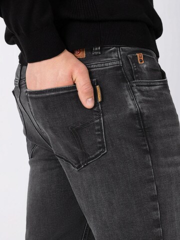 TIMEZONE Slimfit Jeans 'Scott' in Schwarz