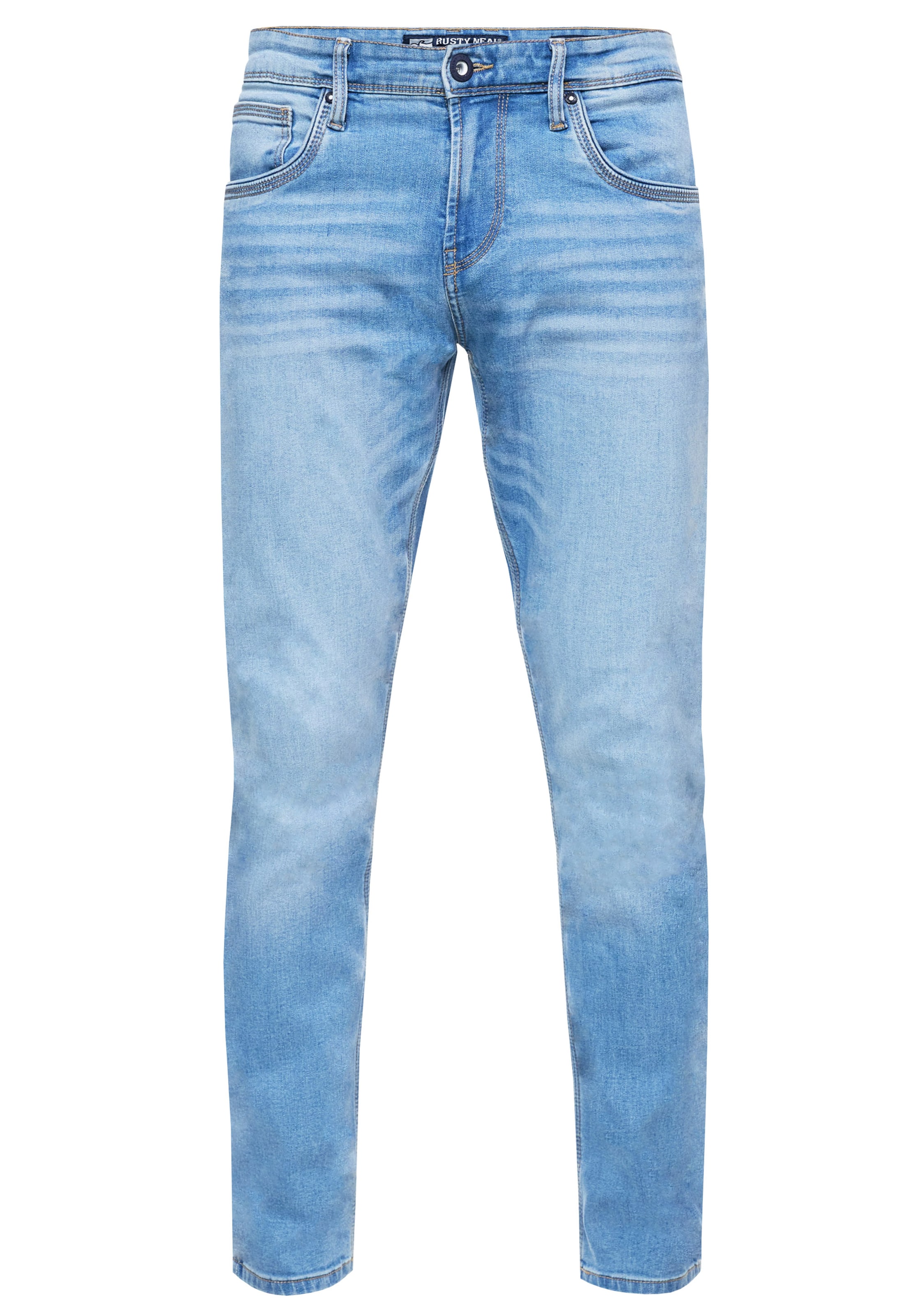 Rusty Neal Slimfit Jeans 'MELVIN' in Blauw: voorkant