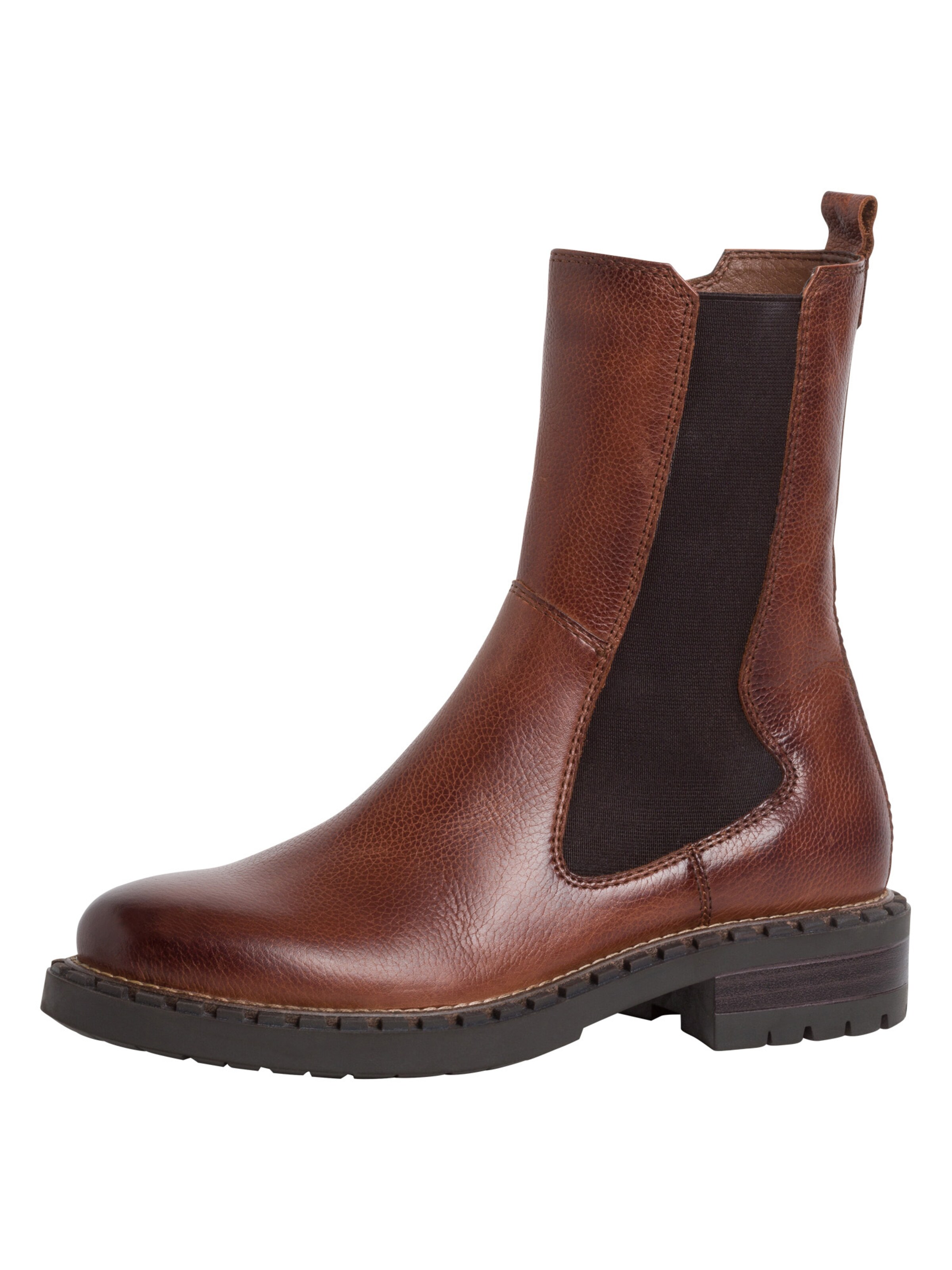 Tamaris Chelsea boots in Brown: front