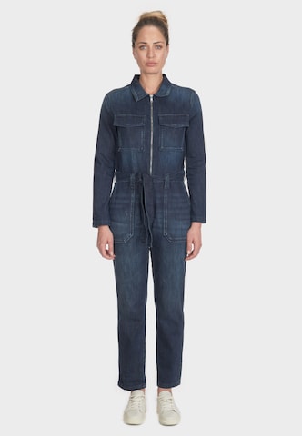 Le Temps Des Cerises Jumpsuit 'LOUISA' in Blau: predná strana