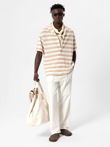 VAMOS CLO Comfort Fit Skjorta i beige
