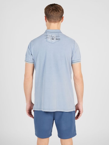 T-Shirt CAMP DAVID en bleu