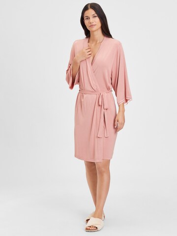 LASCANA Dressing Gown in Pink: front