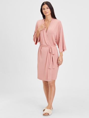 LASCANA Dressing gown in Pink: front