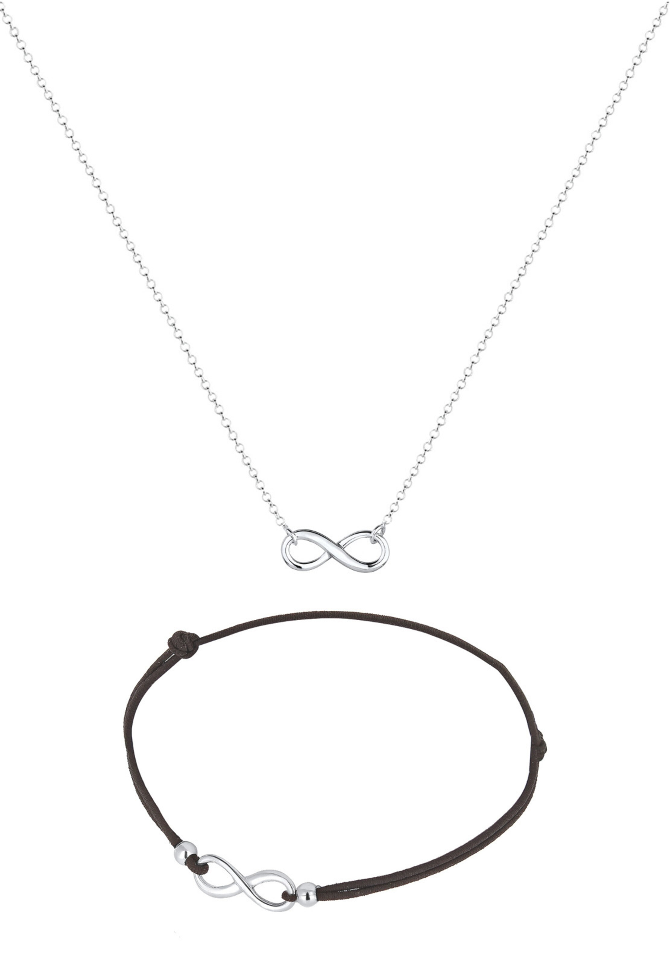 Parure de bijoux 'Infinity' ELLI en argent