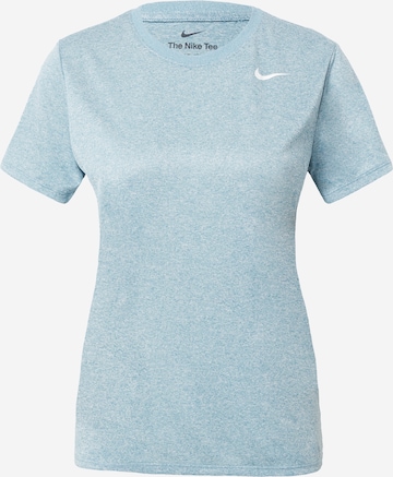 NIKE Funkční tričko – modrá: přední strana