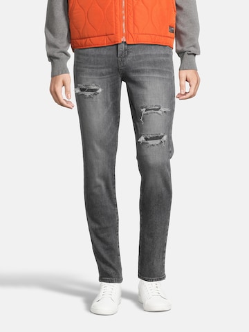 AÉROPOSTALE Regular Jeans i grå: framsida