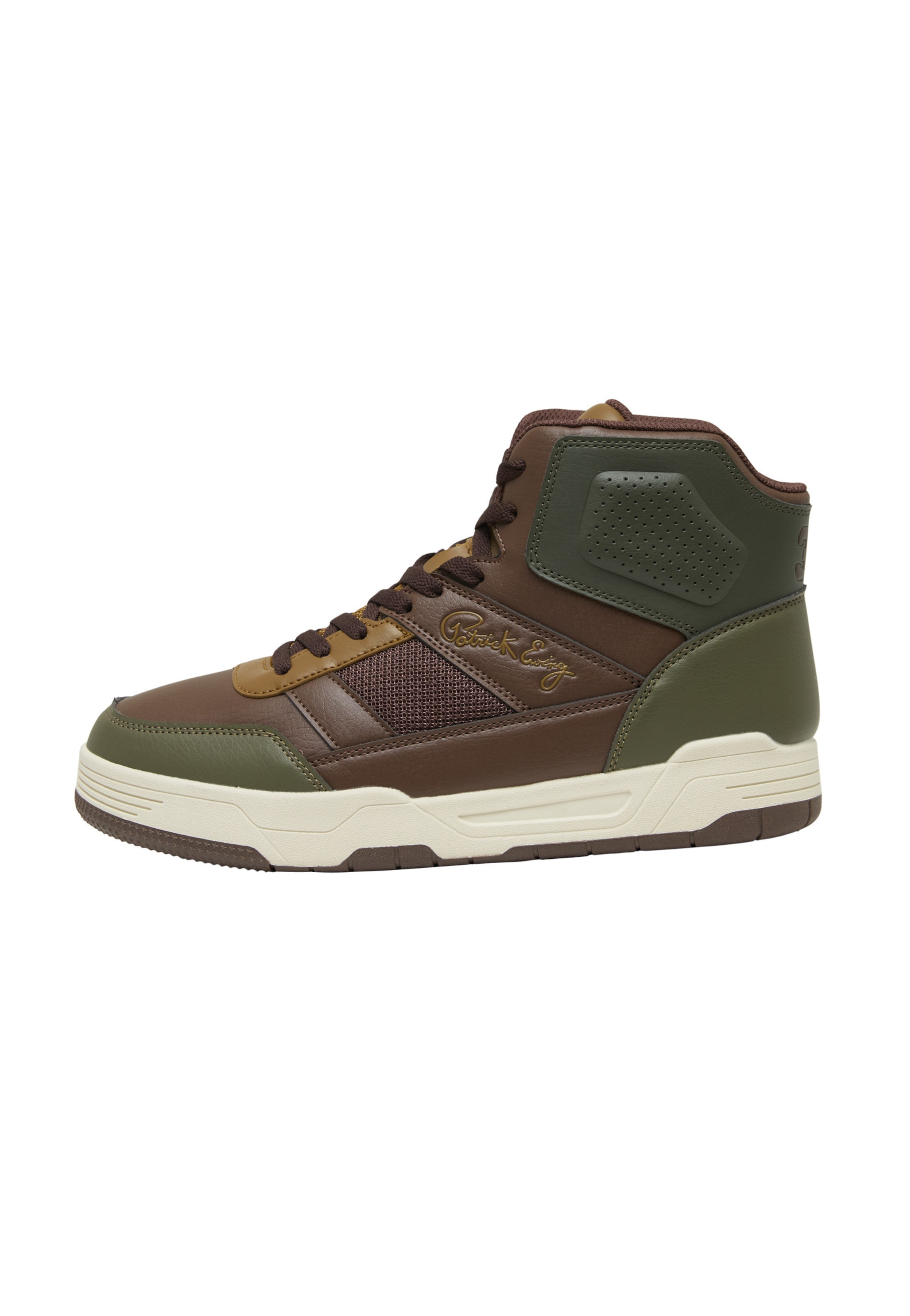 Ewing Sneakers hoog in Bruin: voorkant