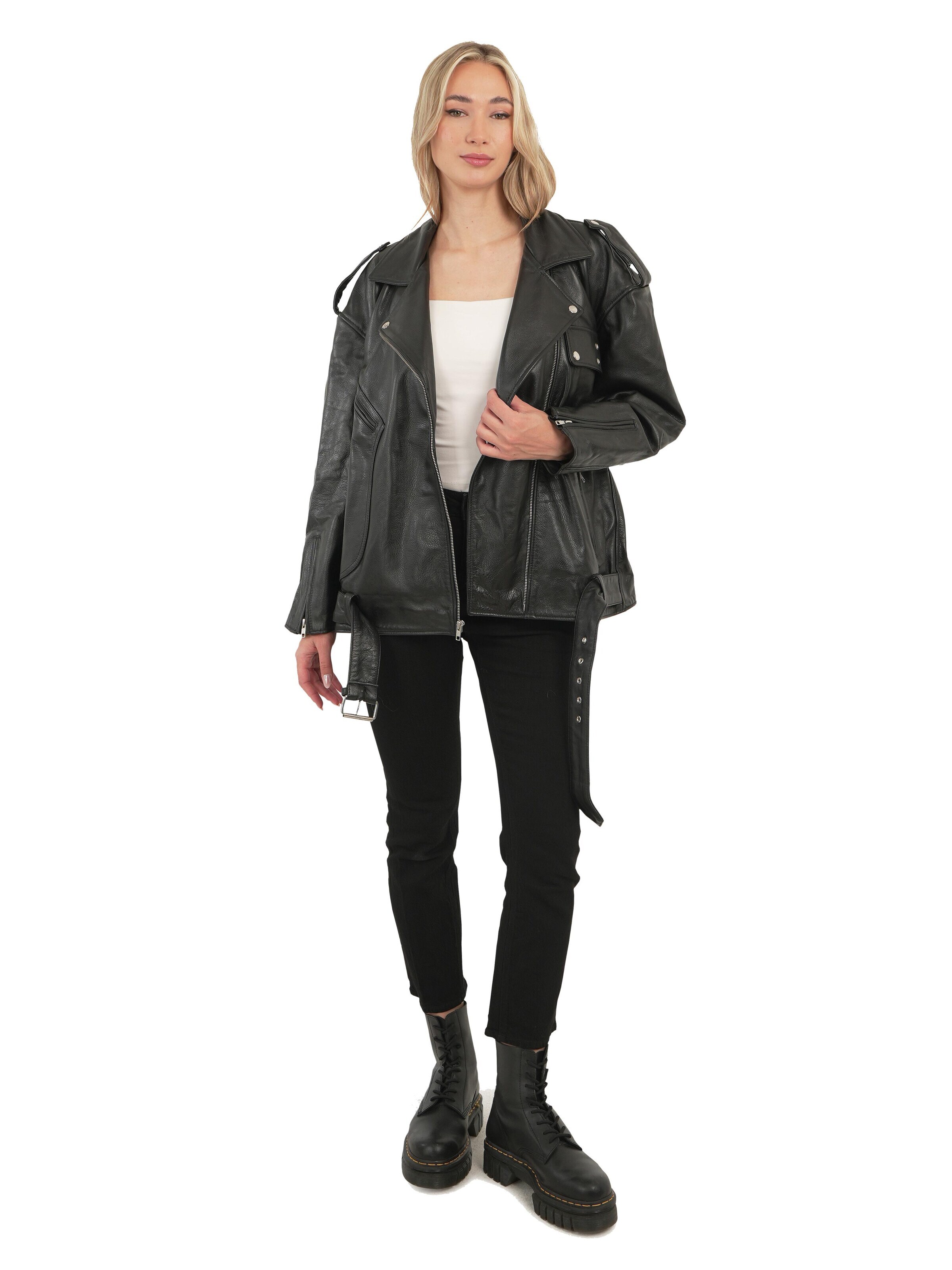 Chic and Clicks - Chaqueta de entretiempo 'Noir' en negro
