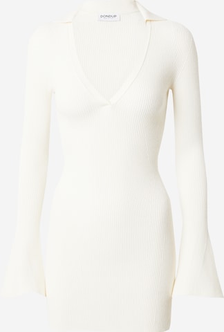 Dondup Knitted dress in Beige: front