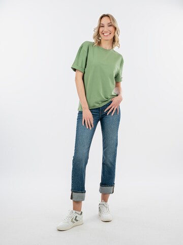 Suri Frey Shirts ' SFY Freyday ' i grøn: forside