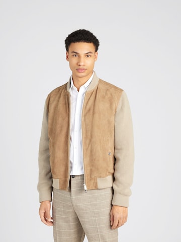 Veste mi-saison 'Mersey' BOSS en beige : devant