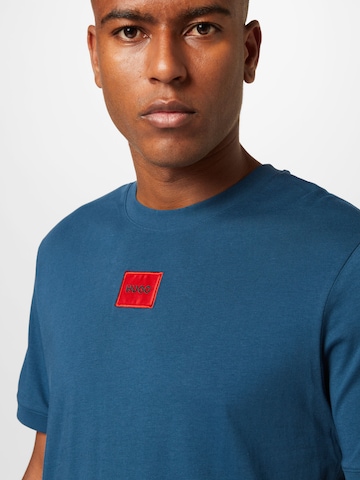 HUGO Red Shirt 'Diragolino212' in Blue