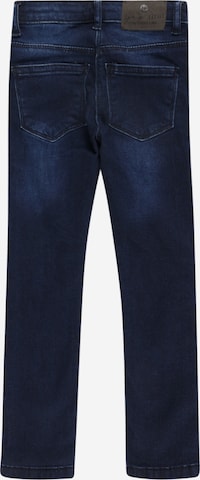 STACCATO Slimfit Jeans i blå