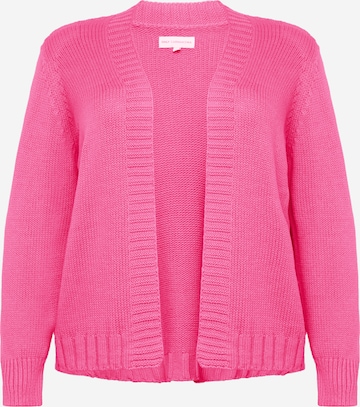 ONLY Carmakoma Strickjacke 'MILLE' in Pink: predná strana