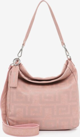 Emily & Noah Shoulder Bag ' Ilona ' in Pink: front