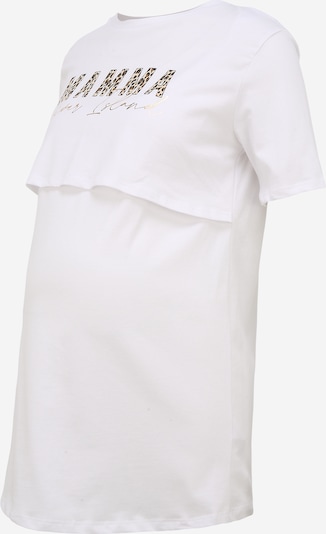 River Island Maternity T-shirt en beige / noir / blanc, Vue avec produit