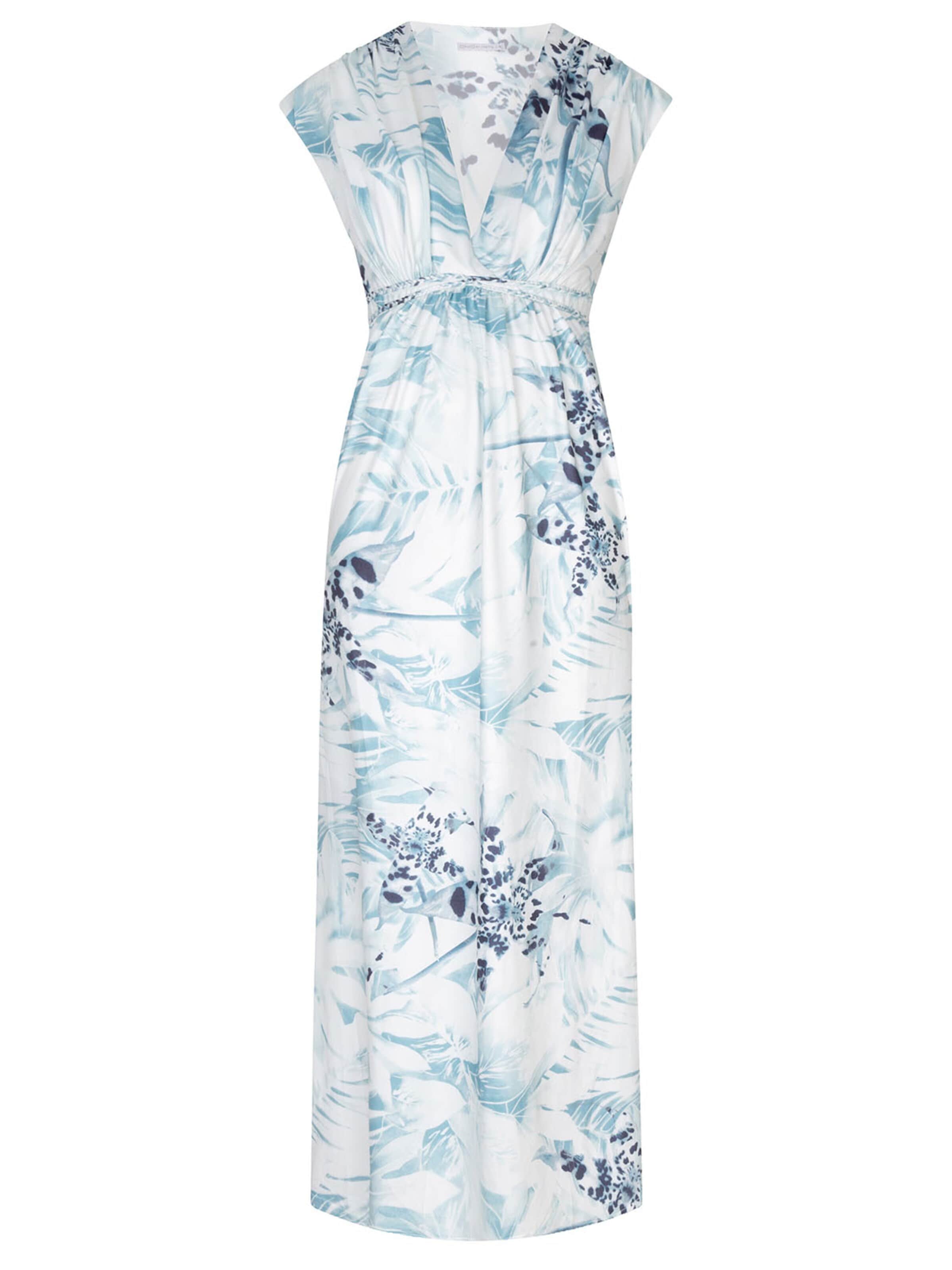 Chic by Lirette Jurk 'Kimono dress Contadora' in Blauw: voorkant