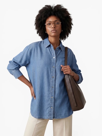 ONLY Blouse 'ONLGRACE-CHARIS' in Blauw: voorkant