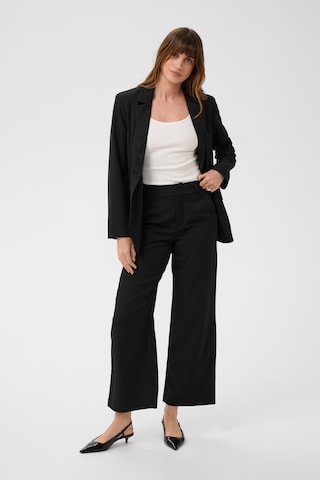 Kaffe - regular Pantalón 'LOUIS' en negro