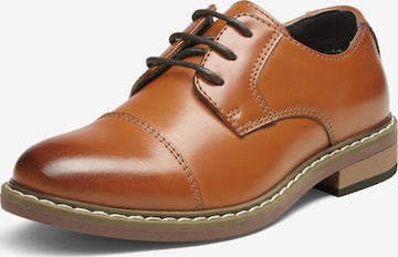 Bruno Marc Lage schoen in Bruin: voorkant
