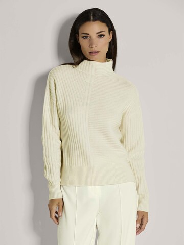 Pull-over MADELEINE en blanc : devant