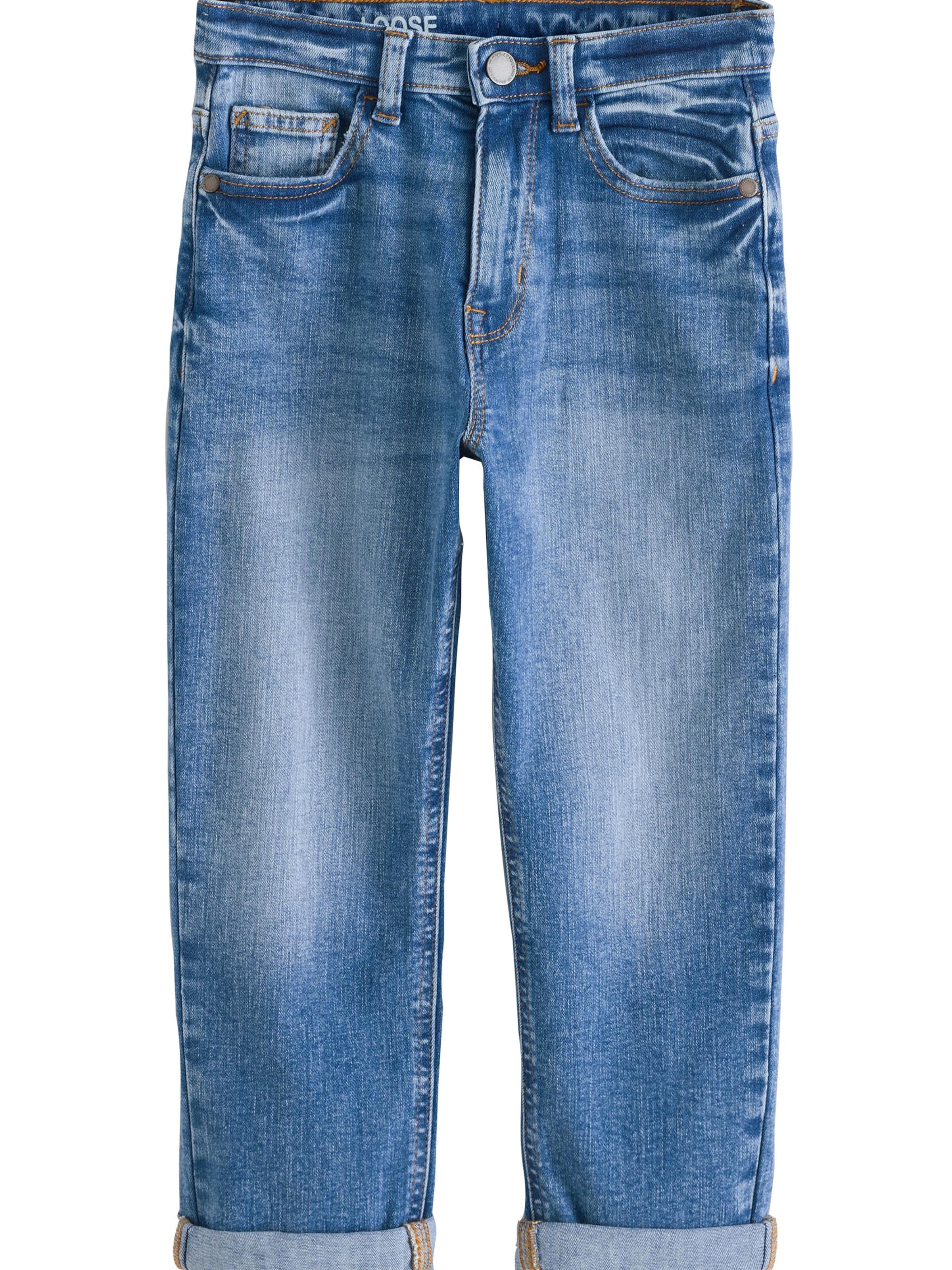 Next Свободный крой Джинсы в Синий: спереди