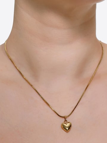 Chaîne Heideman en or : devant