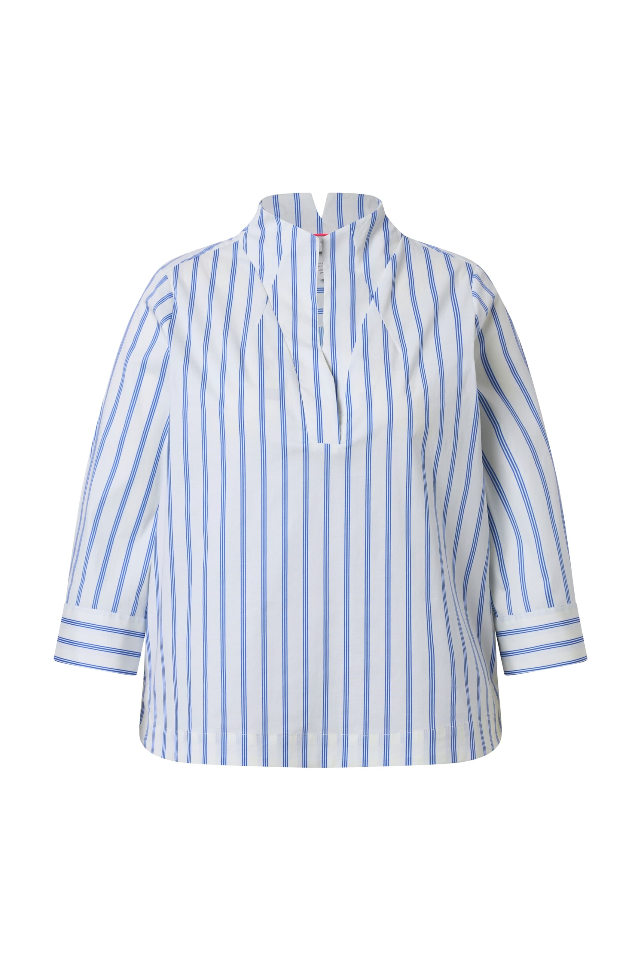 Ulla Popken Blouse in Blauw: voorkant