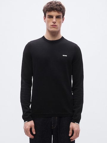 BOSS Свитер 'Ever-X' в Черный