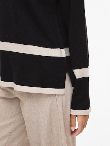 VILA Oversize pulóver 'VIRil' - fekete