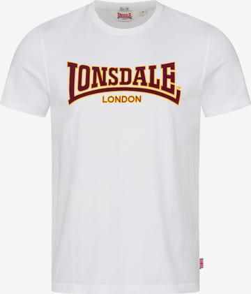 Maglietta 'Classic' di LONSDALE in bianco: frontale