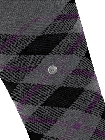 BURLINGTON Socks 'Tartan' in Grey